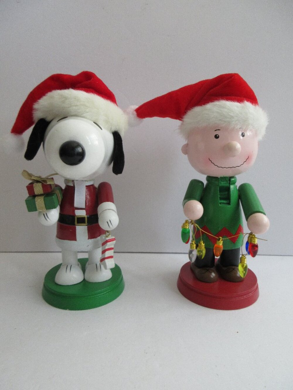 Peanuts Nutcracker Charlie Brown & Snoopy 2019 Dan Dee Wood Figures Set of 2